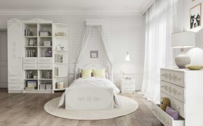 KI-KI КРД900.1 Кровать 900 (белый/белое дерево) в Режи - rezh.ok-mebel.com | фото 3