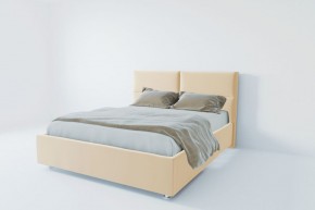 Кровать Корсика с ПМ 800 (экокожа бежевая) в Режи - rezh.ok-mebel.com | фото 2