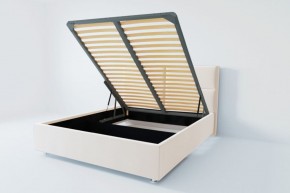 Кровать Корсика с ПМ 800 (экокожа белая) в Режи - rezh.ok-mebel.com | фото