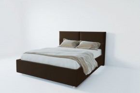 Кровать Корсика с ПМ 800 (экокожа коричневая) в Режи - rezh.ok-mebel.com | фото 2