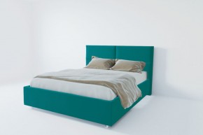 Кровать Корсика с ПМ 800 (велюр бирюзовый) в Режи - rezh.ok-mebel.com | фото 2