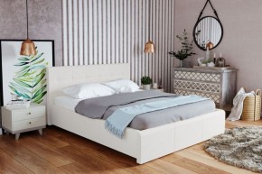 Кровать Лаура с латами Nice White 1400x2000 в Режи - rezh.ok-mebel.com | фото