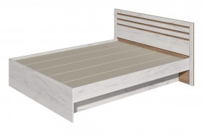 Кровать Лиана 1.6 (Дуб Крафт Белый/Дуб Крафт Золотой) в Режи - rezh.ok-mebel.com | фото