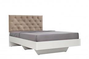 Кровать Милана (900) Каретная стяжка, на щитах в Режи - rezh.ok-mebel.com | фото 3