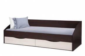 Кровать одинарная "Фея - 3" симметричная New (2000Х900) венге/вудлайн кремовый в Режи - rezh.ok-mebel.com | фото