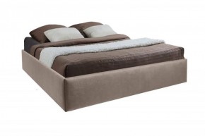 Кровать Подиум с ПМ 1400 (велюр серый) в Режи - rezh.ok-mebel.com | фото