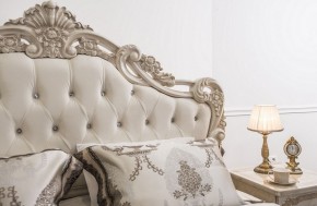 Кровать с мягким изголовьем Патрисия (1600) крем в Режи - rezh.ok-mebel.com | фото 5