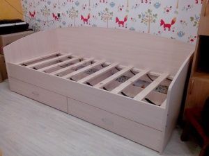 Кровать Соло-софа 1 с ящиками в Режи - rezh.ok-mebel.com | фото 2