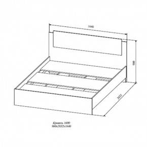 СОФИ СКР1600.1 Кровать 1600 в Режи - rezh.ok-mebel.com | фото 2