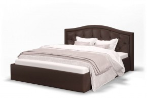 Кровать Стелла 1200 + Основание (Лесмо brown) коричневый в Режи - rezh.ok-mebel.com | фото 1