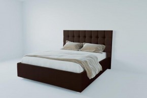 Кровать Венеция без основания 800 (экокожа коричневая) в Режи - rezh.ok-mebel.com | фото