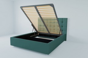 Кровать Венеция с ПМ 1800 (велюр бирюзовый) в Режи - rezh.ok-mebel.com | фото