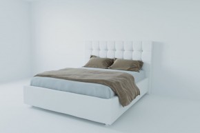 Кровать Венеция с ПМ 800 (экокожа белая) в Режи - rezh.ok-mebel.com | фото 2