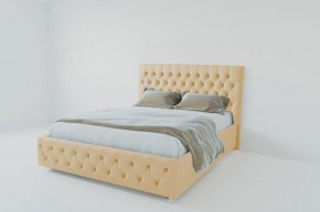 Кровать Версаль 800 без основания (экокожа бежевый) в Режи - rezh.ok-mebel.com | фото