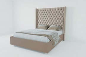 Кровать Версаль ЛЮКС без основания 1800 (велюр серый) в Режи - rezh.ok-mebel.com | фото