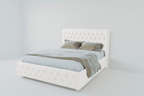 Кровать Версаль с ПМ 1200 (экокожа белая) в Режи - rezh.ok-mebel.com | фото