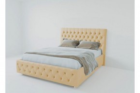 Кровать Версаль с ПМ 2000 (экокожа бежевая) в Режи - rezh.ok-mebel.com | фото