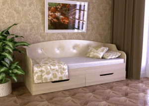Диван-кровать Юниор тип 2 с ящиками в Режи - rezh.ok-mebel.com | фото 2