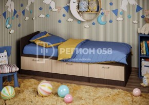 Кровать Юниор-5 ЛДСП в Режи - rezh.ok-mebel.com | фото