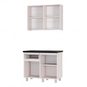 Кухня Тренд 1.0 м (Ясень белый) в Режи - rezh.ok-mebel.com | фото 2