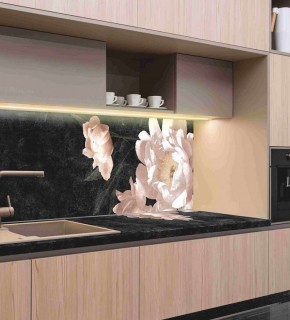 Кухонный фартук со столешницей (А-05) в едином стиле (3050 мм) в Режи - rezh.ok-mebel.com | фото