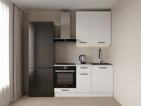 Кухонный гарнитур Белый Глянец 1600 h950 (Стол. 38мм) в Режи - rezh.ok-mebel.com | фото