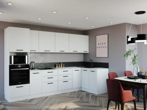 Кухонный гарнитур Белый Глянец 3200*1400 (Стол. 26мм) в Режи - rezh.ok-mebel.com | фото