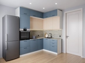Кухонный гарнитур Фьюжн 2200*1700 (Стол. 38мм) в Режи - rezh.ok-mebel.com | фото
