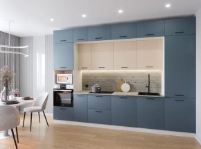 Кухонный гарнитур Фьюжн 3400 (Стол. 26мм) в Режи - rezh.ok-mebel.com | фото