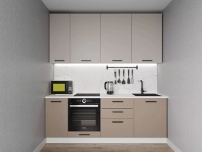 Кухонный гарнитур Каппучино 2200 h950 (Стол. 26мм) в Режи - rezh.ok-mebel.com | фото