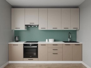 Кухонный гарнитур Каппучино 3000 h950 (Стол. 38мм) в Режи - rezh.ok-mebel.com | фото