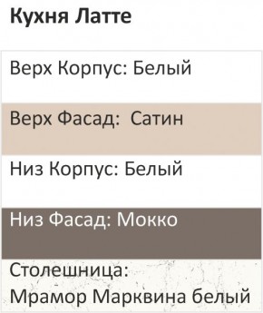 Кухонный гарнитур Латте 2200 (Стол. 26мм) в Режи - rezh.ok-mebel.com | фото 3