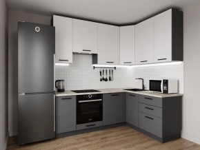 Кухонный гарнитур Меренга 2200*1600 h950 (Стол. 26мм) в Режи - rezh.ok-mebel.com | фото