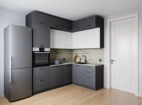 Кухонный гарнитур Меренга 2200*1700 (Стол. 38мм) в Режи - rezh.ok-mebel.com | фото