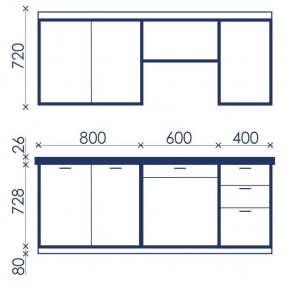 Кухонный гарнитур Ольвия-6 (1.8м) в Режи - rezh.ok-mebel.com | фото 4