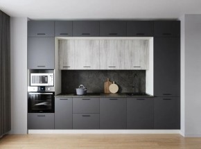 Кухонный гарнитур Санторини 3400 (Стол. 38мм) в Режи - rezh.ok-mebel.com | фото