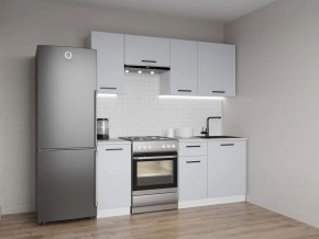 Кухонный гарнитур Смоки 2000 (Стол. 38 мм) в Режи - rezh.ok-mebel.com | фото