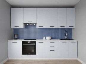 Кухонный гарнитур Смоки 2400 h950 (Стол. 38 мм) в Режи - rezh.ok-mebel.com | фото