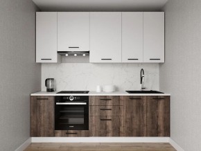 Кухонный гарнитур Старое Дерево 2400 h950 (Стол. 38мм) в Режи - rezh.ok-mebel.com | фото
