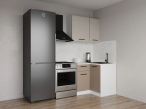 Кухонный гарнитур угловой Каппучино 1000*1000 (Стол. 26мм) в Режи - rezh.ok-mebel.com | фото