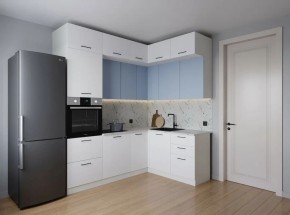 Кухонный гарнитур угловой Капри 2200*1700 (Стол. 26мм) в Режи - rezh.ok-mebel.com | фото