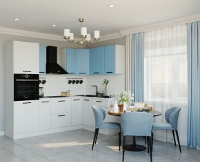 Кухонный гарнитур угловой Капри 2400х1600 (Стол. 38мм) в Режи - rezh.ok-mebel.com | фото
