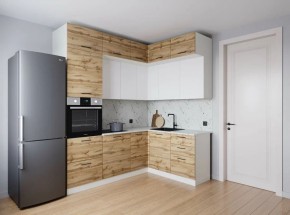 Кухонный гарнитур угловой Лада 2200*1700 (Стол. 38мм) в Режи - rezh.ok-mebel.com | фото