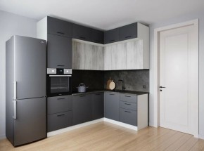 Кухонный гарнитур угловой Санторини 2200*1700 (Стол. 26мм) в Режи - rezh.ok-mebel.com | фото