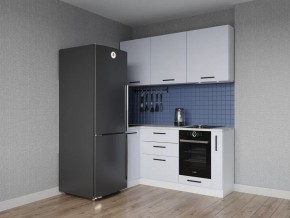 Кухонный гарнитур угловой Смоки 1000*1800 (Стол. 26мм) в Режи - rezh.ok-mebel.com | фото