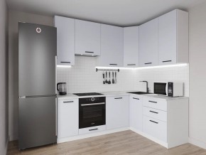 Кухонный гарнитур угловой Смоки 2200*1600 h950 (Стол. 26мм) в Режи - rezh.ok-mebel.com | фото