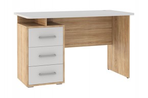 ЛАЙТ 2 Стол компьютерный (1200)  дуб сонома/белый в Режи - rezh.ok-mebel.com | фото
