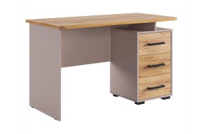 ЛАЙТ 2 Стол компьютерный (1200) кашемир/дуб крафт золотой в Режи - rezh.ok-mebel.com | фото