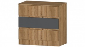 ЛЕНОРА Комод 3 ящика (графит) в Режи - rezh.ok-mebel.com | фото