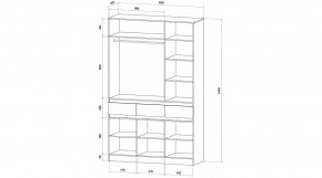 ЛЕНОРА Спальный гарнитур (модульный) кашемир в Режи - rezh.ok-mebel.com | фото 9